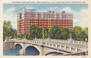 Indiana Indianapolis The Marott Apartment Hotel North Meridian At Fall Creek ...