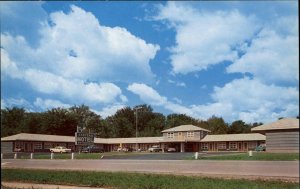 Plattsburg New York NY Motel Vintage Postcard
