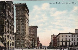 Ohio Dayton Main and Third Street