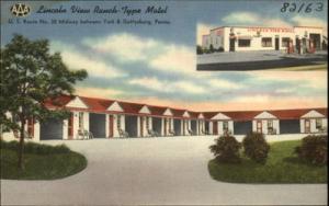 Lincoln View Ranch-type Hotel Between York & Gettysburg P...