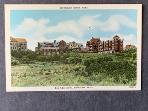 Sea Cliff Hotel Nantucket MA Litho Postcard H1324085227