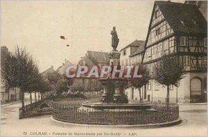 Postcard Colmar Old Fountain Roesselman by Bartholdy