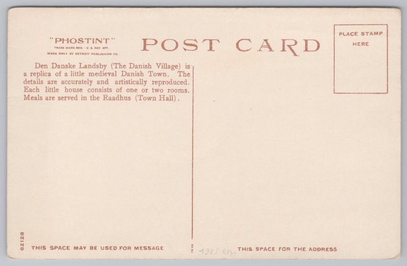 State View~Den Danske Landsby (The Danish Village) In Scarboro Maine~Vintage PC