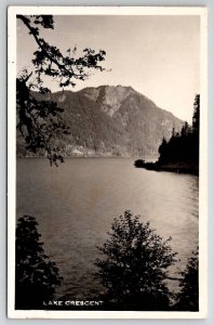 RPPC Lake Crescent Washington Postcard F21