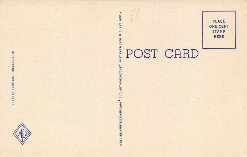 LP89 Toledo Ohio Vintage Postcard Walbridge Park Amphitheatre