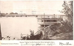 Steamer Sylvia in Springfield, Massachusetts on the Connecticut River.