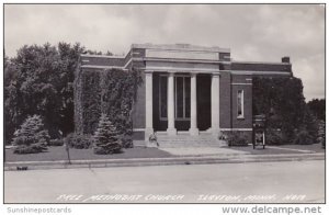 Minnesota Slayton Methodist Church Church Real Photo