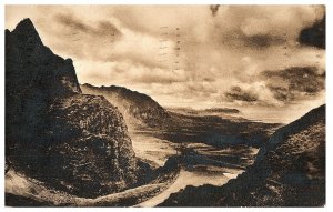 RPPC Postcard Hawaii from the Clouds Nuuanu Pali Area 1924