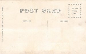 F80/ Fergus Falls Minnesota RPPC Postcard c1910 Lincoln Avenue Stores