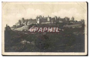 Old Postcard Cite De Carcassonne Vue Generale de la Cite