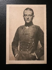 Mint Germany Military Portrait Postcard Red Baron Manfred von Richtofen