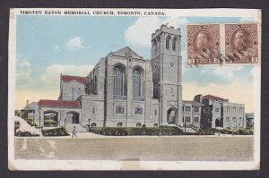 Postcard, CANADA, Toronto, Timothy Eaton Memorial Church