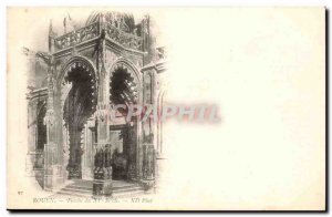 Rouen Old Postcard Porch of the 15th