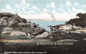 Harbor & Eastern Point from Stage Fort - Gloucester, Massachusetts MA