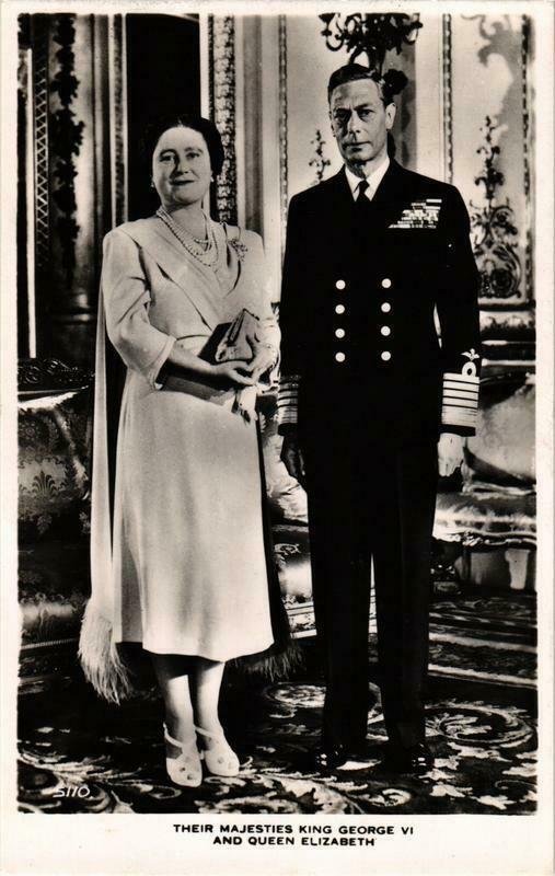 CPA AK King George VI Queen Elizabeth BRITISH ROYALTY (678541)