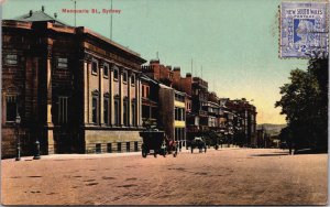 Australia Sydney Macquarie Street New South Wales Vintage Postcard C058