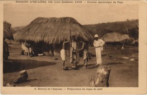 PC MISSIONARIES AKPOSSO DISTRICT PREPARATION DU REPAS DU MIDI TOGO (a28035) 