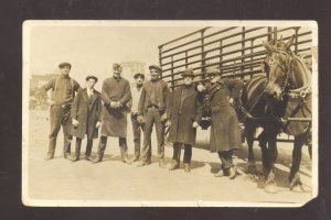 RPPC HABANARSK RUSSIAN RUSSIAN SOLDIERS US ARMY AZO REAL PHOTO POSTCARD