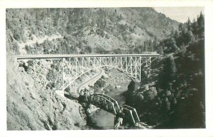 Main Line of the Western Pacific Railroad in Feather River Canyon, California