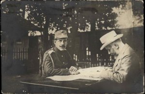 Constantine I Royalty Greece Military Uniform c1915 Real Photo Postcard