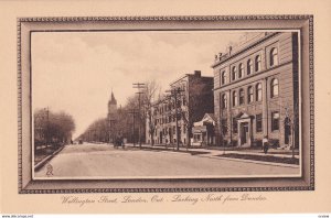 LONDON, Ontario, Canada, 1900-1910's; Wellington Street, Looking North From D...