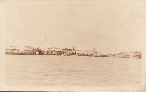 Postcard RPPC Camineria Cuba View from Sea