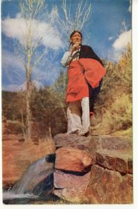 NATIVE AMERICAN /  PUEBLO INDIAN MAN  postcard