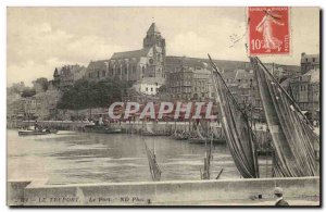 Old Postcard Treport Port