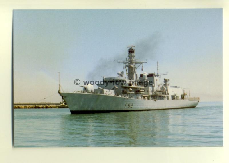 na0301  - Royal Navy Warship - HMS Somerset - postcard