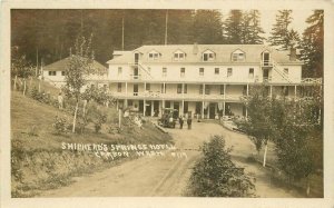 Autos Carson Washington Shipherds Springs Hotel C-1910 RPPC Photo Postcard 4189