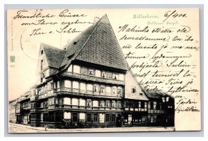 Vintage 1900s Postcard Goldener Engel Hildeshein Lower Saxony Deutschland