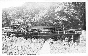 Fishing Creek Bridge Marysville, Pennsylvania PA  