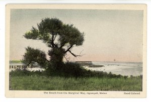 ME - Ogunquit. Beach View from Marginal Way