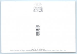 TOWER OF LONDON, England UK ~  Whimsical Artist ANDREW MURRAY 4x6 Postcard