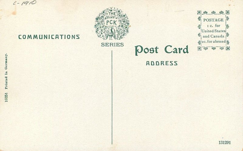 Postcard Oregon Albany Steel Bridge Willamette River PCK Series 23-3473