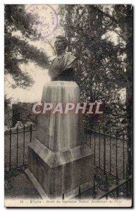 Postcard Old Fixin captain Bust Noisot founder of the park