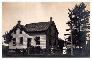 Real Photo, Women Child and Baby Outside House, 1907-1929