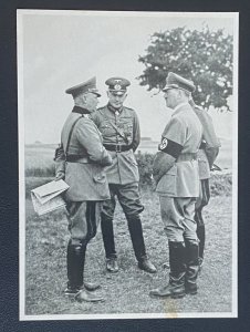 Mint WW 2 Germany Real Picture Postcard Hitler with the war Ministers