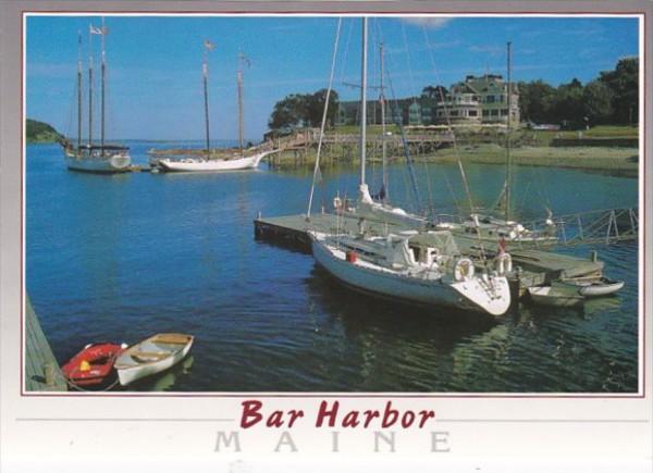 Maine Bar Harbor Schooners Janet May and Natalie Todd