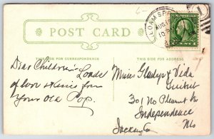 Siloam Springs Arkansas~Farm Hands Pick Elberta Peaches~Orchard~c1910 Postcard