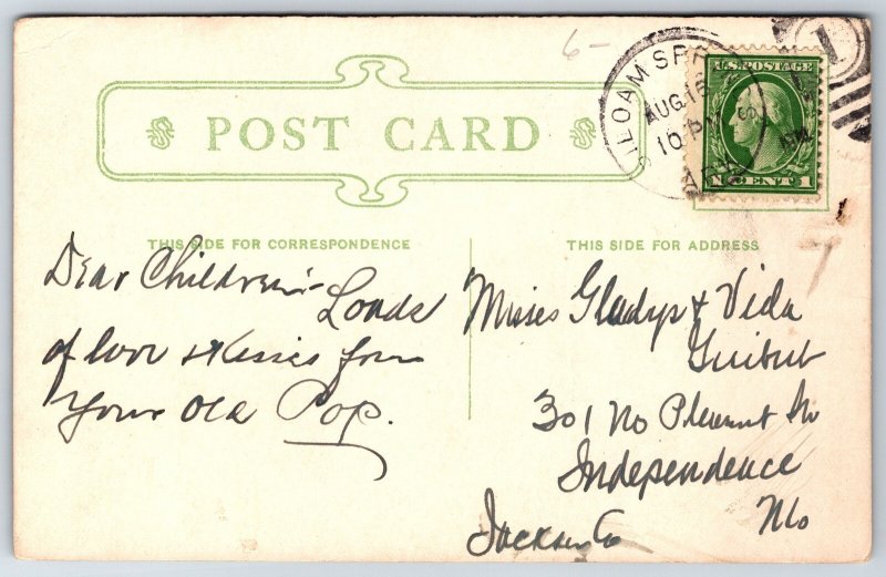 Siloam Springs Arkansas~Farm Hands Pick Elberta Peaches~Orchard~c1910 Postcard