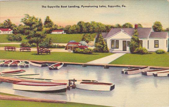 Pennsylvania Espyville Boat Landing On Pymatuning Lake