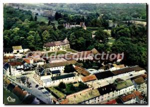 Postcard Modern Rosny-sur-Seine View Medical Center Aerienne flag of loneliness