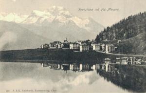 Switzerland Silvaplana mit Piz Margna 02.89