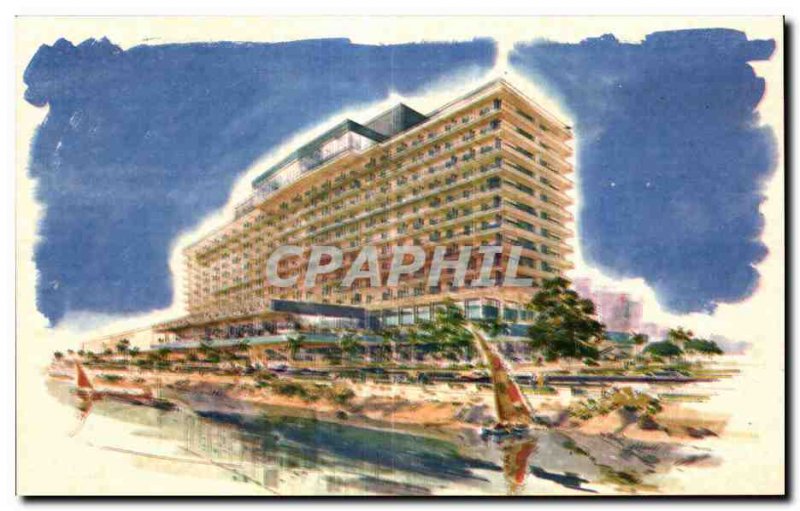 Postcard Modern Egypt Egypt Cairo Cairo A Hilton Hotel