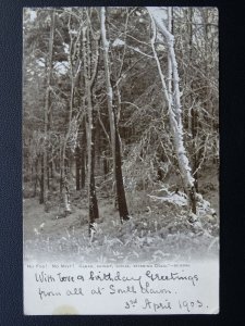 Charles Dickens NO FOG NO MIST, CLEAR JOVIAL STIRRING COLD  c1903 Postcard