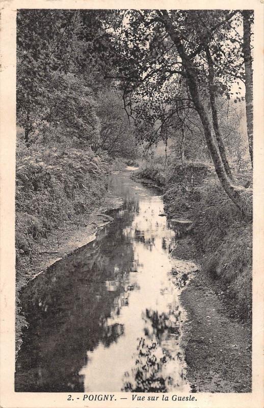 BR50670 Poigny vue sur la guesle       France