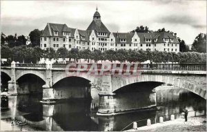 Modern Postcard Besancon les Bains (Doubs) Bridge Canoeing and Cite Universit...