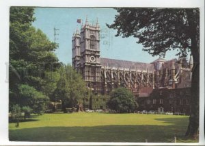 441179 Great Britain 1979 London Westminster Abbey RPPC to Germany advertising