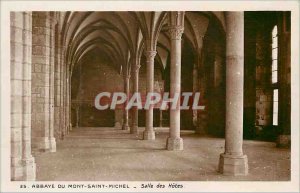 Modern Postcard Abbey of Mont Saint Michel Breakfast Room